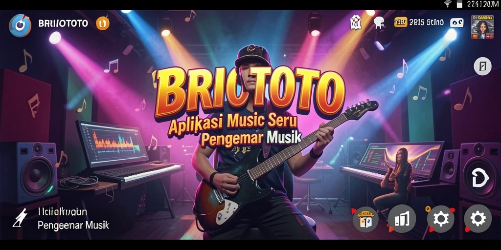 Tampilan utama gameplay BRIOTOTO yang penuh warna dan interaktif.