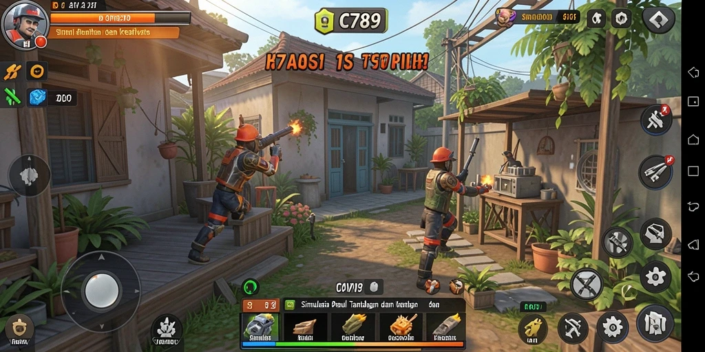 Tangkapan layar C789 menampilkan gameplay simulasi yang menarik dan interaktif.