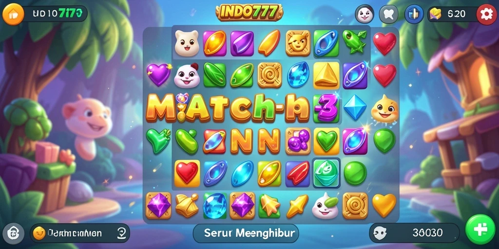 Tampilan gameplay seru dan inovatif dari INDO777.