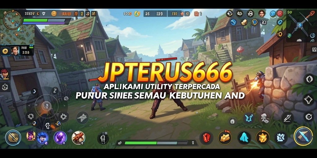 Tampilan utama aplikasi JPTERUS66 dengan fitur Utility canggih.