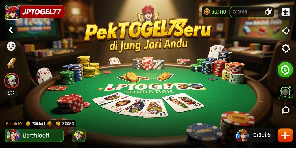 Screenshot gameplay menarik dari JPTOGEL77 yang menunjukkan aksi poker seru.