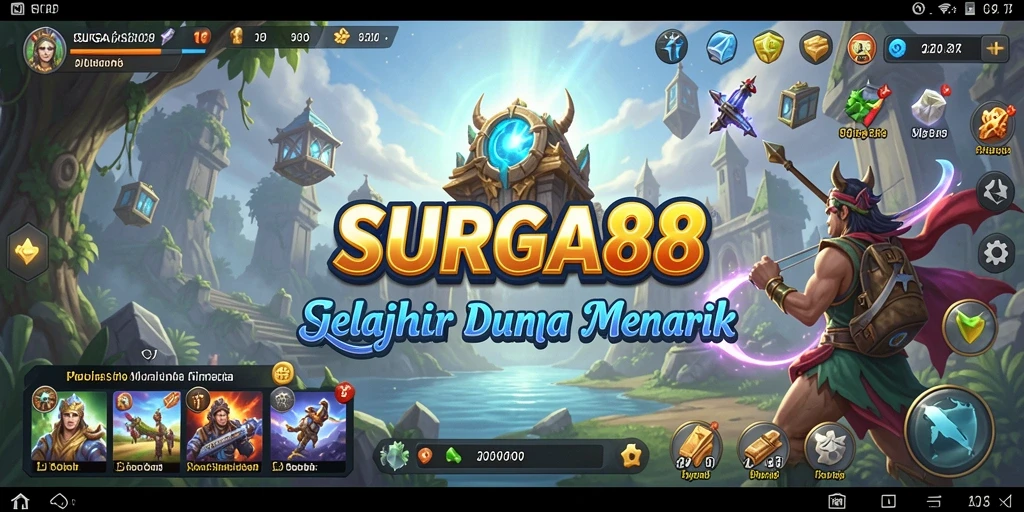 Screenshot gameplay SURGA88 yang menampilkan pengalaman simulasi yang mendalam.